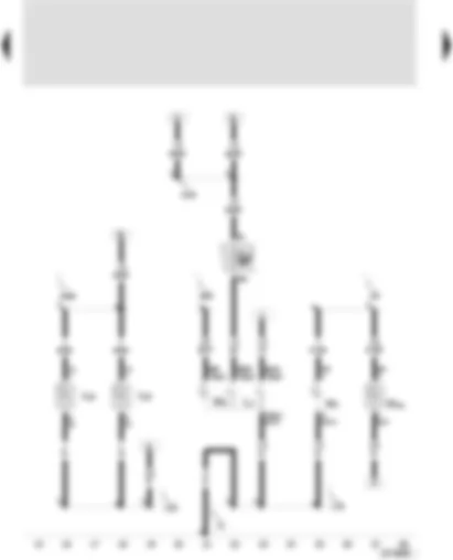 Wiring Diagram  SEAT TOLEDO 2002 - Twin filament bulb/sealed beam insert - right - fog light bulb - left - fog light bulb - right - side light bulb - right