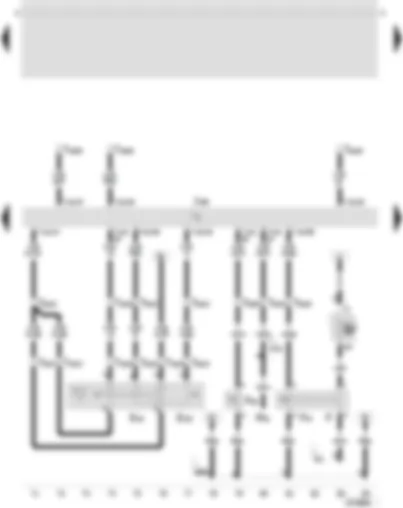 Wiring Diagram  SEAT TOLEDO 2006 - Diesel direct injection system control unit - cruise control system switch - cruise control system (CCS) button (Set) - brake light switch - clutch pedal switch