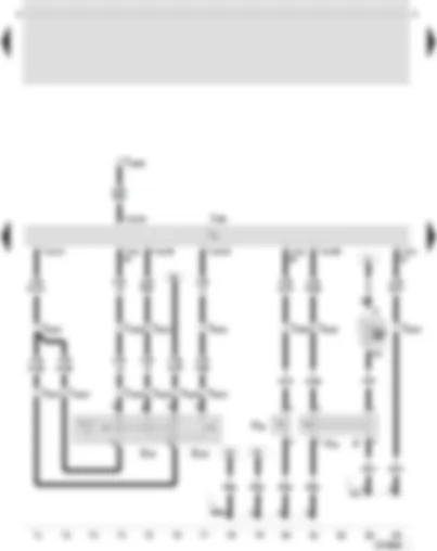 Wiring Diagram  SEAT TOLEDO 2005 - Diesel direct injection system control unit - cruise control system switch - cruise control system (CCS) button (Set) - brake light switch - clutch pedal switch