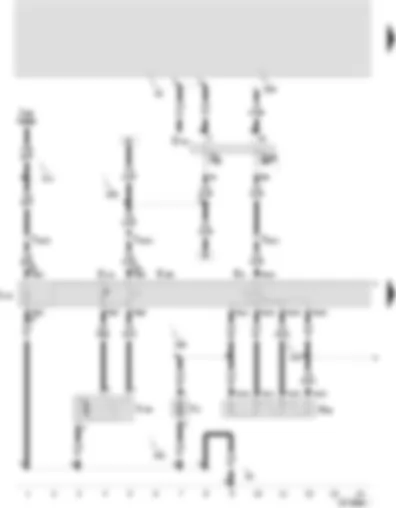 Wiring Diagram  SEAT TOLEDO 2005 - Fresh air blower switch - fresh air and air recirculation flap switch - fresh air and air recirculation warning lamp - fresh air regulator illumination bulb