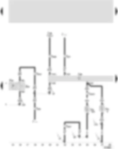 Wiring Diagram  SEAT TOLEDO 2006 - Radiator fan control unit - air conditioning system switch - air conditioning system warning lamp