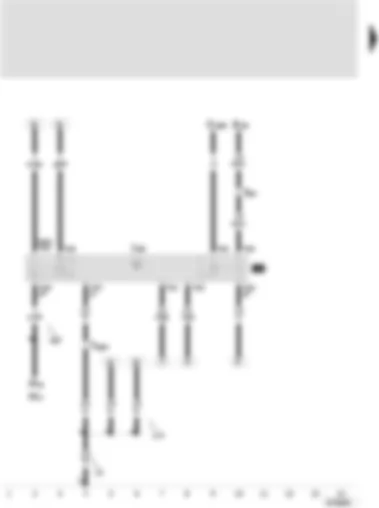 Wiring Diagram  SEAT TOLEDO 2005 - Starter inhibitor and reversing light relay