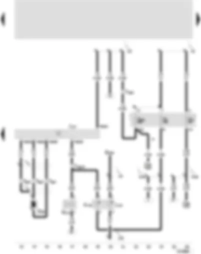 Wiring Diagram  SEAT TOLEDO 2006 - Automatic gearbox control unit - vehicle speed sender - selector lever position P/N warning lamp - selector lever display illumination