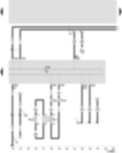 Wiring Diagram  SEAT TOLEDO 2004 - Control unit with display for radio and navigation - treble loudspeaker - rear right - bass loudspeaker - rear right