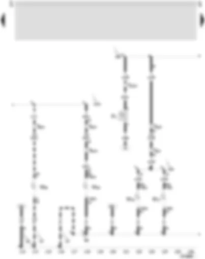 Wiring Diagram  SEAT TOLEDO 2005 - Reversing light switch - reversing light bulb - left - reversing light bulb - right - high level brake light bulb