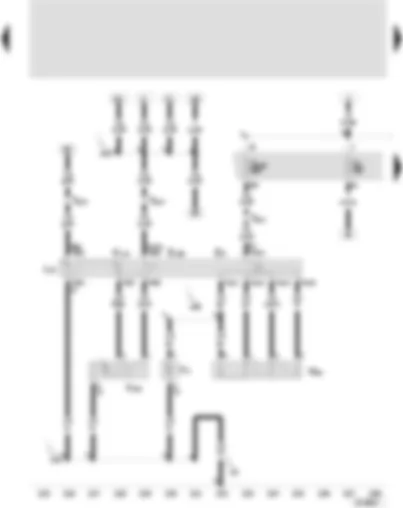 Wiring Diagram  SEAT TOLEDO 2005 - Fresh air blower switch - fresh air/air recirculating flap switch - fresh air/air recirculation warning lamp - fresh air regulation light bulb