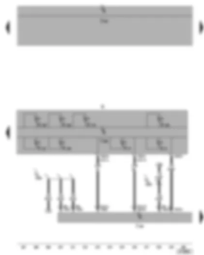 Wiring Diagram  SEAT TOLEDO 2006 - Dash panel insert - data bus diagnostic interface - warning lamps