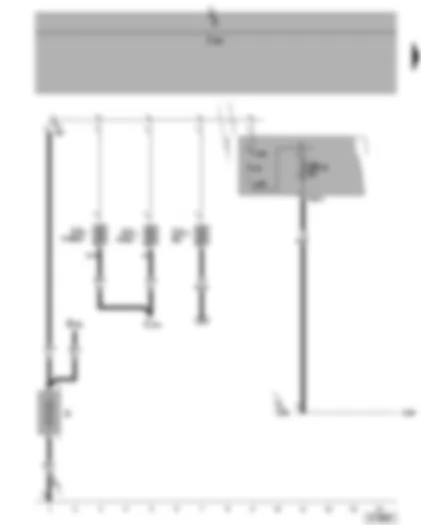 Wiring Diagram  SEAT TOLEDO 2009 - Terminal 30 voltage supply relay - battery