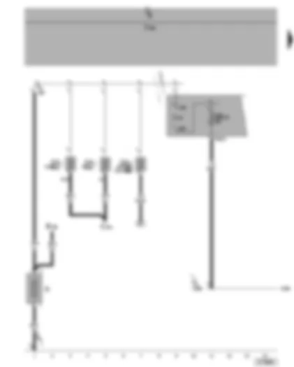 Wiring Diagram  SEAT TOLEDO 2009 - Battery - terminal 30 voltage supply relay