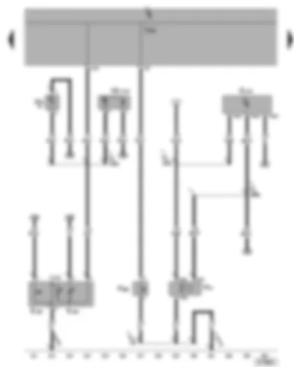 Wiring Diagram  SEAT TOLEDO 2006 - Interior monitoring deactivation switch - bonnet contact switch - interior monitoring sensor - alarm horn - luggage compartment light