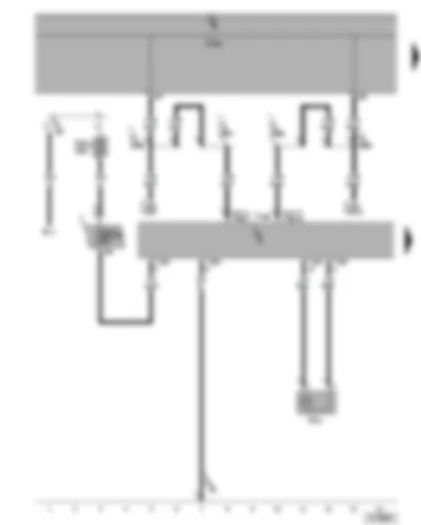 Wiring Diagram  SEAT TOLEDO 2010 - Parking aid control unit - rear parking aid warning buzzer