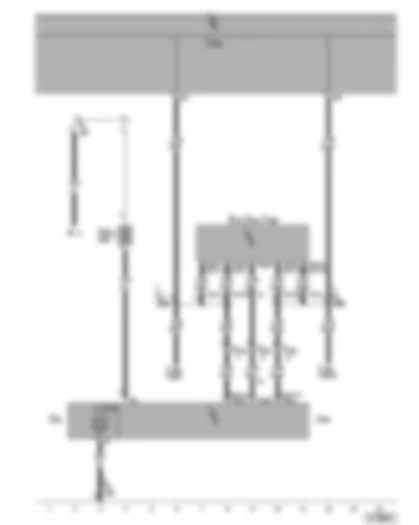 Wiring Diagram  SEAT TOLEDO 2010 - Heater/heat output switch - Climatronic control unit - air conditioning system control unit - auxiliary air heater control unit - auxiliary air heater element