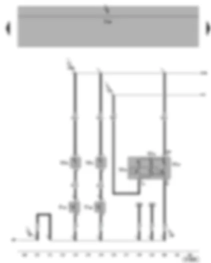 Wiring Diagram  SEAT TOLEDO 2006 - Driver vanity mirror contact switch - illuminated vanity mirror - interior light with switch-off delay - front reading lights