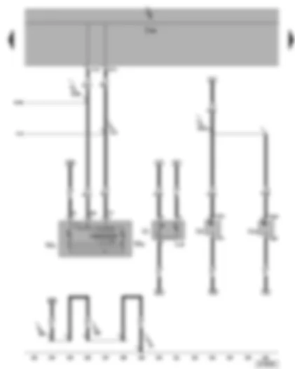 Wiring Diagram  SEAT TOLEDO 2006 - Onboard supply control unit - cigarette lighter - electric socket - rear reading lights