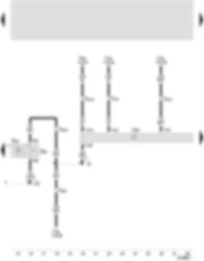 Wiring Diagram  SEAT TOLEDO 2006 - Radiator fan control unit - air conditioning system switch - air conditioning system warning lamp