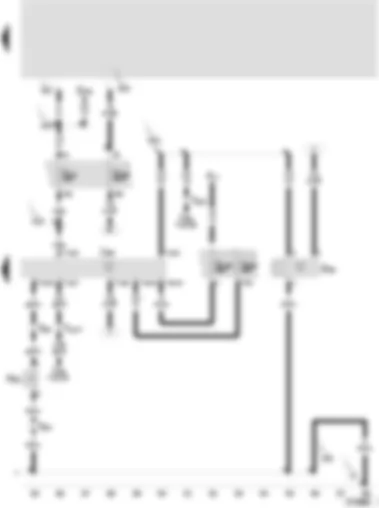 Wiring Diagram  SEAT TOLEDO 2006 - Radiator fan control unit - high pressure sender - air conditioning system magnetic coupling