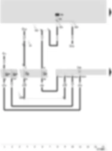 Wiring Diagram  SEAT TOLEDO 2006 - Radiator fan control unit - X-contact relief relay