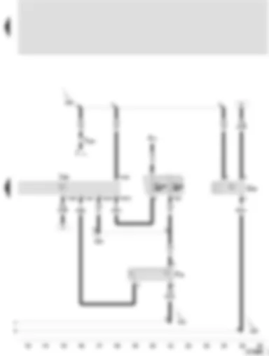 Wiring Diagram  SEAT TOLEDO 2006 - Radiator fan control unit - radiator fan thermal switch - high pressure sender