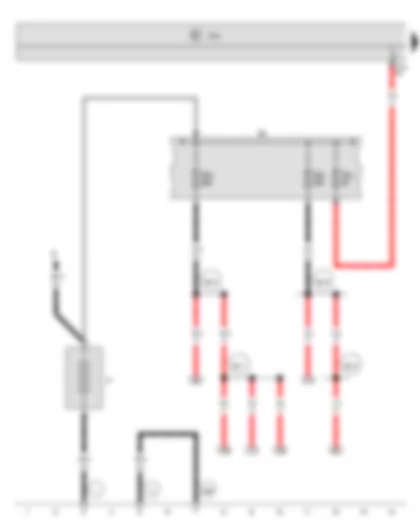 Wiring Diagram  SEAT TOLEDO 2013 - Battery - Fuse holder A