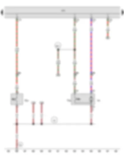 Wiring Diagram  SEAT TOLEDO 2013 - Rear lid handle release button - Rear lid lock unit - Rear lid central locking motor