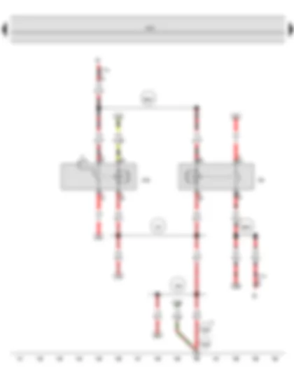 Wiring Diagram  SEAT TOLEDO 2013 - X-contact relief relay - X contact relief relay 2