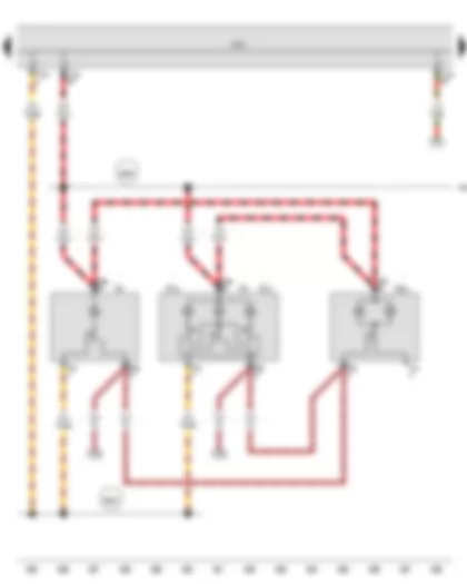 Wiring Diagram  SEAT TOLEDO 2013 - Front interior light - Front passenger reading light - Driver side reading light - Rear interior light
