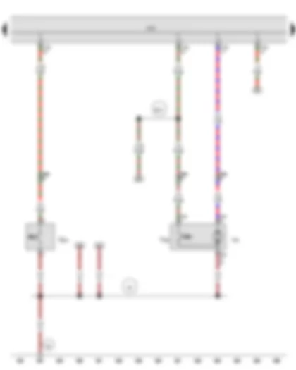 Wiring Diagram  SEAT TOLEDO 2013 - Rear lid handle release button - Rear lid lock unit - Rear lid central locking motor