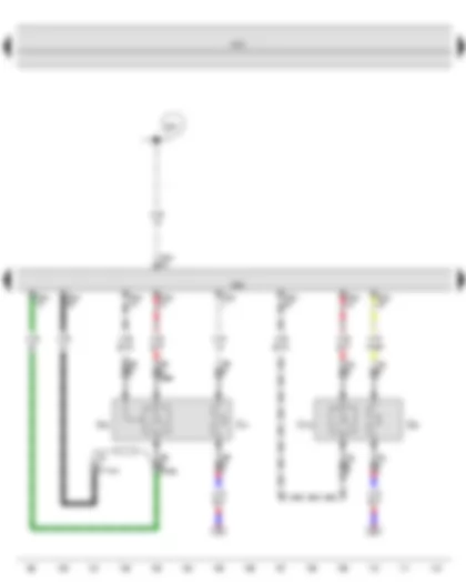 Wiring Diagram  SEAT TOLEDO 2013 - Lambda probe - Lambda probe after catalytic converter - Engine control unit