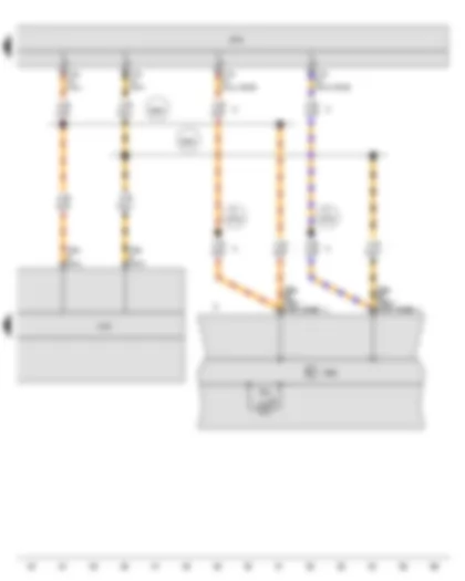Wiring Diagram  SEAT TOLEDO 2015 - ABS control unit - Dash panel insert