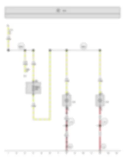 Wiring Diagram  SEAT TOLEDO 2013 - Left fog light bulb - Right fog light bulb - Fuse holder B