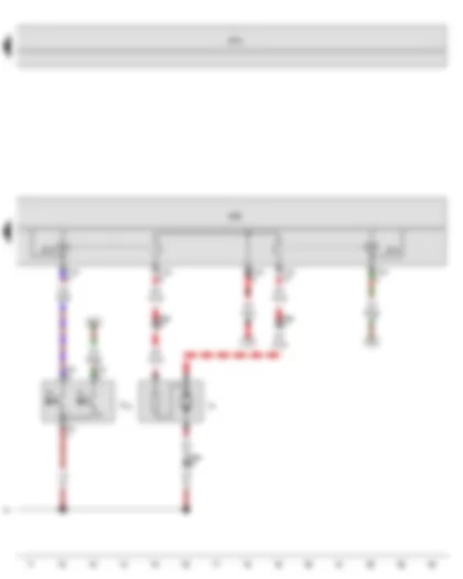 Wiring Diagram  SEAT TOLEDO 2013 - Radiator fan thermal switch - Radiator fan control unit - Radiator fan
