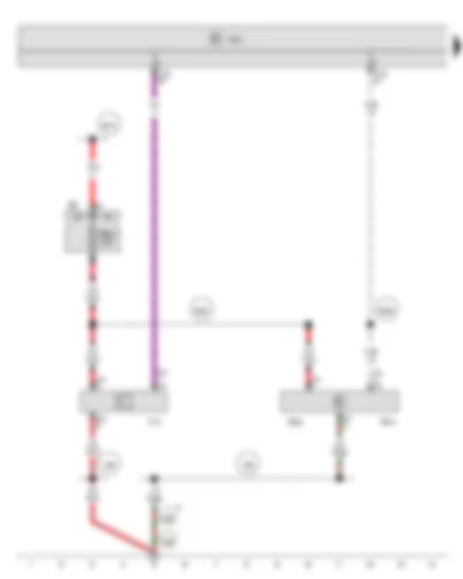 Wiring Diagram  SEAT TOLEDO 2013 - Interior monitoring sensor - Vehicle inclination sender - Alarm horn - Fuse holder B