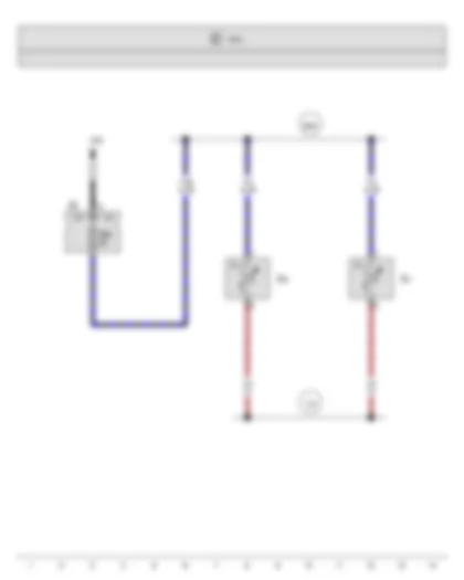Wiring Diagram  SEAT TOLEDO 2016 - Fuse holder B - Left washer jet heater element - Right washer jet heater element