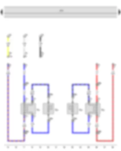 Wiring Diagram  SEAT TOLEDO 2013 - Front left treble loudspeaker - Front left bass loudspeaker - Front right treble loudspeaker - Front right bass loudspeaker