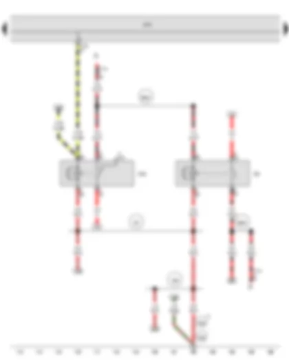 Wiring Diagram  SEAT TOLEDO 2013 - X-contact relief relay - X contact relief relay 2