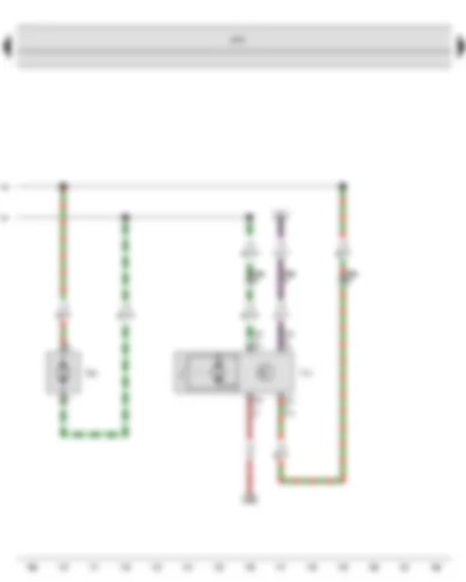 Wiring Diagram  SEAT TOLEDO 2013 - Rear window wiper motor - Windscreen and rear window washer pump