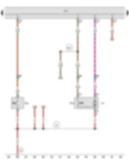 Wiring Diagram  SEAT TOLEDO 2013 - Rear lid handle release button - Rear lid lock unit - Rear lid central locking motor