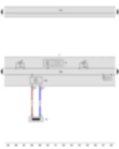 Wiring Diagram  SEAT TOLEDO 2013 - Immobiliser reader coil - Buzzer and gong - Immobiliser control unit - Dash panel insert - Selector lever position display