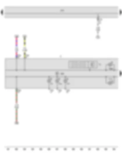 Wiring Diagram  SEAT TOLEDO 2013 - Dash panel insert - Digital clock