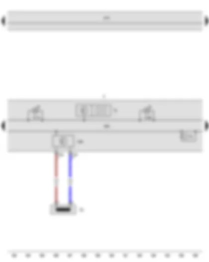 Wiring Diagram  SEAT TOLEDO 2013 - Immobiliser reader coil - Buzzer and gong - Immobiliser control unit - Dash panel insert - Selector lever position display