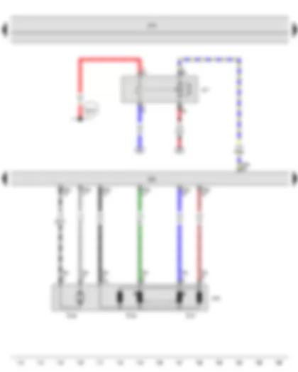 Wiring Diagram  SEAT TOLEDO 2013 - Main relay - Throttle valve module - Engine control unit