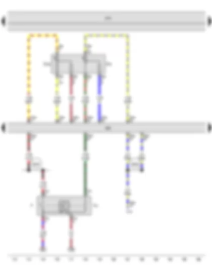 Wiring Diagram  SEAT TOLEDO 2013 - Brake pedal switch - Accelerator position sender - Engine control unit
