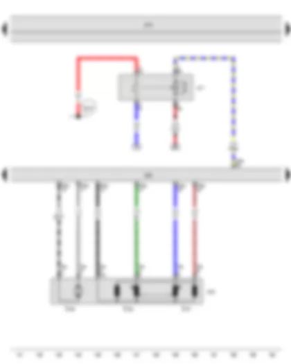 Wiring Diagram  SEAT TOLEDO 2013 - Main relay - Throttle valve module - Engine control unit