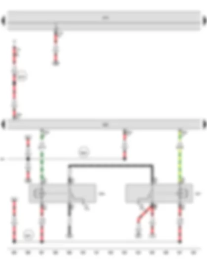 Wiring Diagram  SEAT TOLEDO 2013 - Engine control unit - Starter relay 1 - Starter relay 2