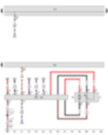 Wiring Diagram  SEAT TOLEDO 2013 - Fuel gauge sender - Fuel system pressurisation pump - Fuel pump control unit - Engine control unit