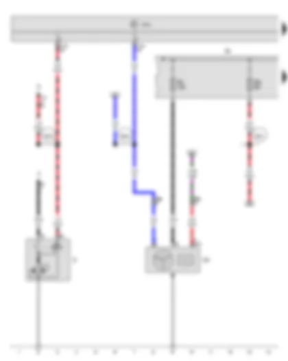 Wiring Diagram  SEAT TOLEDO 2013 - Starter - Alternator with voltage regulator - Fuse holder A