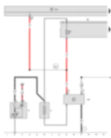 Wiring Diagram  SEAT TOLEDO 2013 - Battery - Starter - Battery monitor control unit - Fuse holder A
