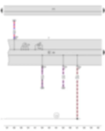 Wiring Diagram  SEAT TOLEDO 2013 - Fuel gauge - Dash panel insert