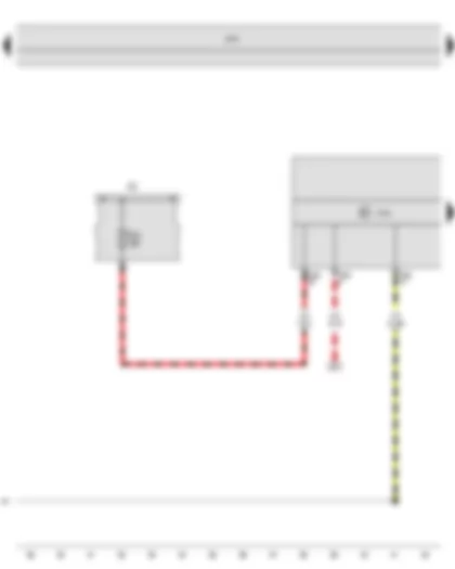 Wiring Diagram  SEAT TOLEDO 2013 - Mechatronic unit for dual clutch gearbox - Fuse holder C