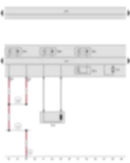 Wiring Diagram  SEAT TOLEDO 2013 - Gearbox input speed sender - Gearbox hydraulic pressure sender - Mechatronic unit for dual clutch gearbox - Hydraulic pump motor